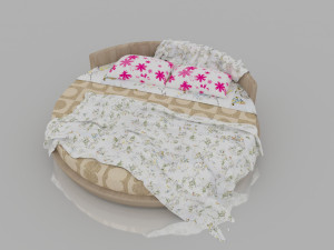 bed 1-7 3D Model