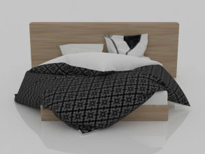 letto 1-8 Modello 3D