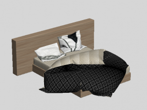 bed 1-8 3D Model
