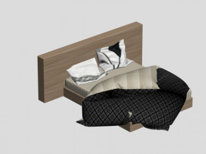 bed 1-8 3D Model