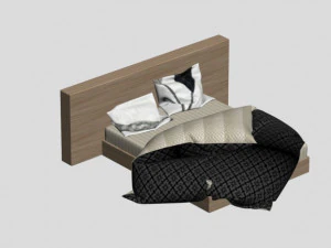 bed 1-8 3D Model