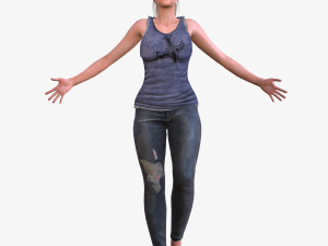 Woman 1 3D Model