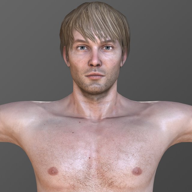 Alex 3D Model .c4d .max .obj .3ds .fbx .stl .blend 