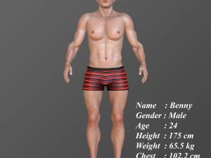 ベニー 3Dモデル