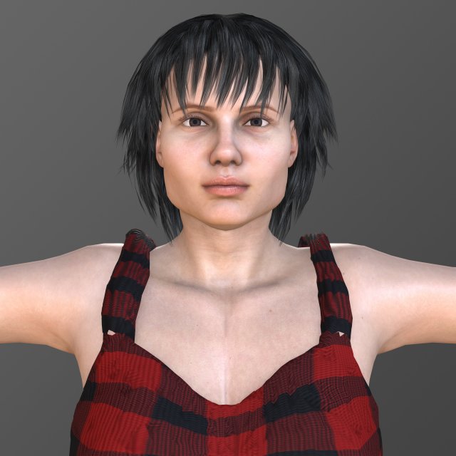 Bella 3D Модель .c4d .max .obj .3ds .fbx .stl .blend 