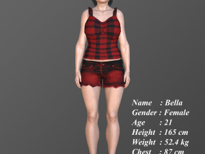 Bella 3D Модель