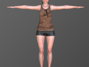 Caroline 3Dモデル