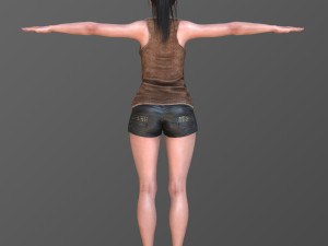 Caroline 3Dモデル