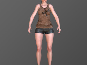 Caroline 3Dモデル