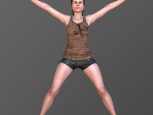 Caroline 3Dモデル