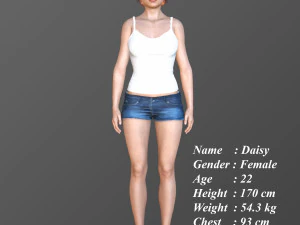 Daisy 3D Model