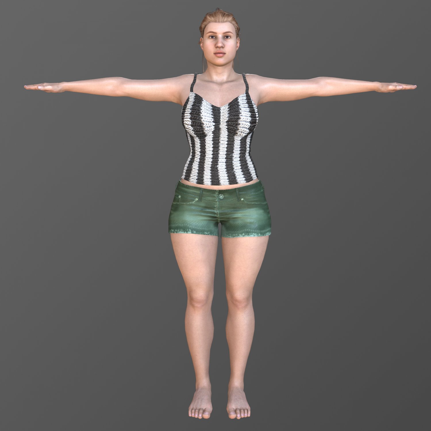 Elina 3D Model in Woman 3DExport