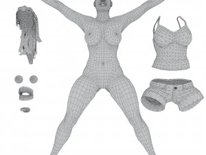 Elina 3D Model
