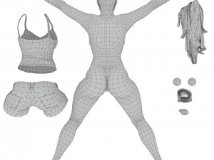 Elina 3D Model
