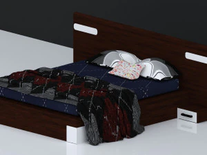 letto 01 Modello 3D