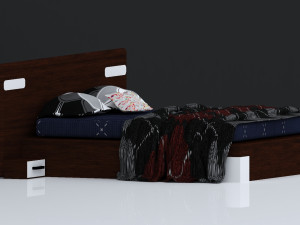 bed 01 3Dモデル