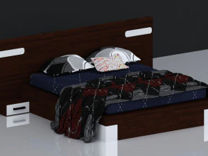 bed 01 3D Model