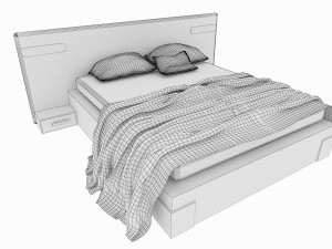 bed 01 3Dモデル