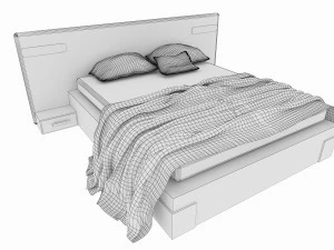 bed 01 3D Model