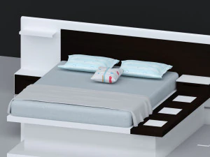 letto 03 Modello 3D