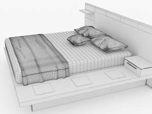 bed 03 3D Model