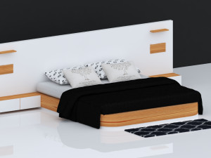 bed 02 3D Model