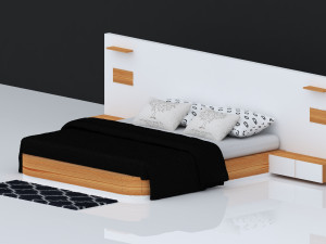 bed 02 3Dモデル