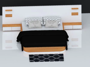 bed 02 3D Model