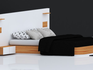 bed 02 3Dモデル