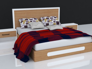 bed 04 3D Model