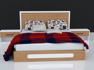 bed 04 3D Model