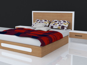 bed 04 3D Model