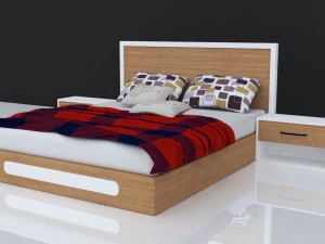 bed 04 3D Model