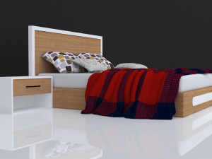 bed 04 3D Model