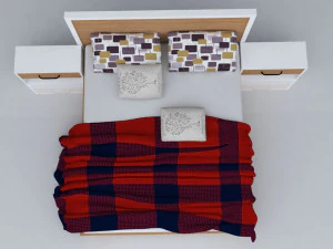 bed 04 3D Model