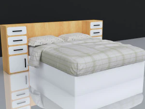 ベッド05 3Dモデル