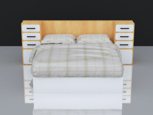 bed 05 3D 模型
