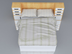 bed 05 3D 模型