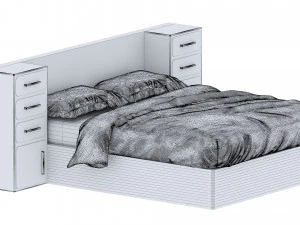 ベッド05 3Dモデル