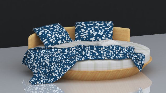 bed 07 3D Модель .c4d .max .obj .3ds .fbx .stl .blend 