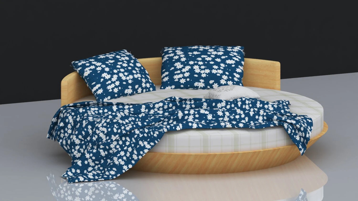 bed 07 3D Model .c4d .max .obj .3ds .fbx .stl .blend 