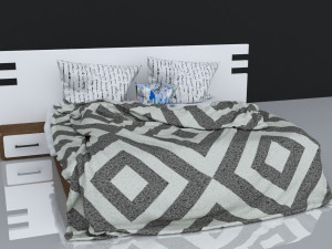 bed 09 3D Model