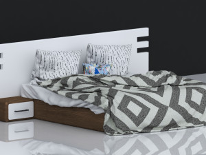 bed 09 3D Model