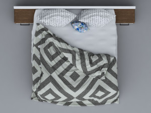 bed 09 3D Model