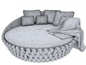bed 10 Model 3D