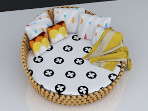 bed 10 Model 3D