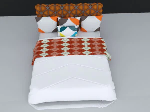 bed 12 3D Model