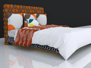 bed 12 3D Model