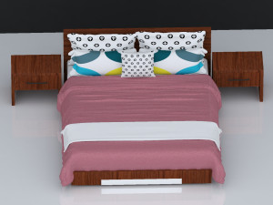 bed 14 Model 3D