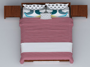 bed 14 Model 3D